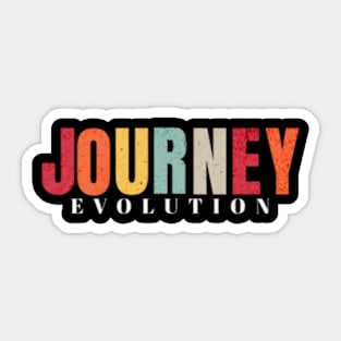 evolution rainbow art Sticker